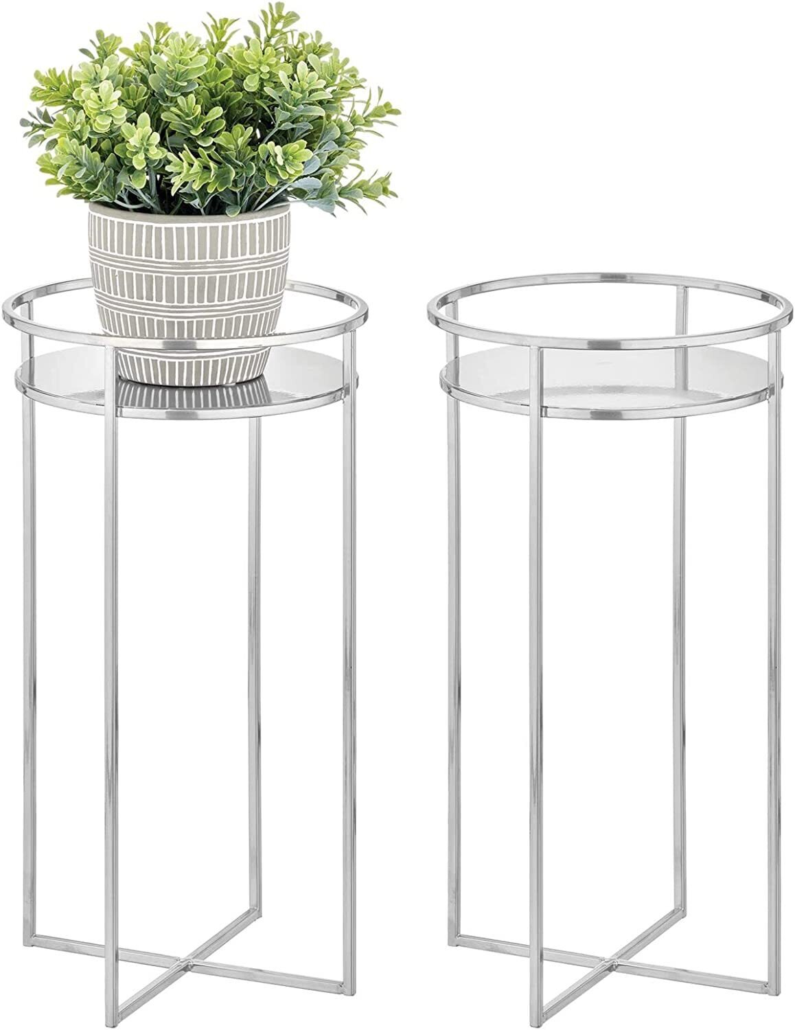 Chrome Plant Stand