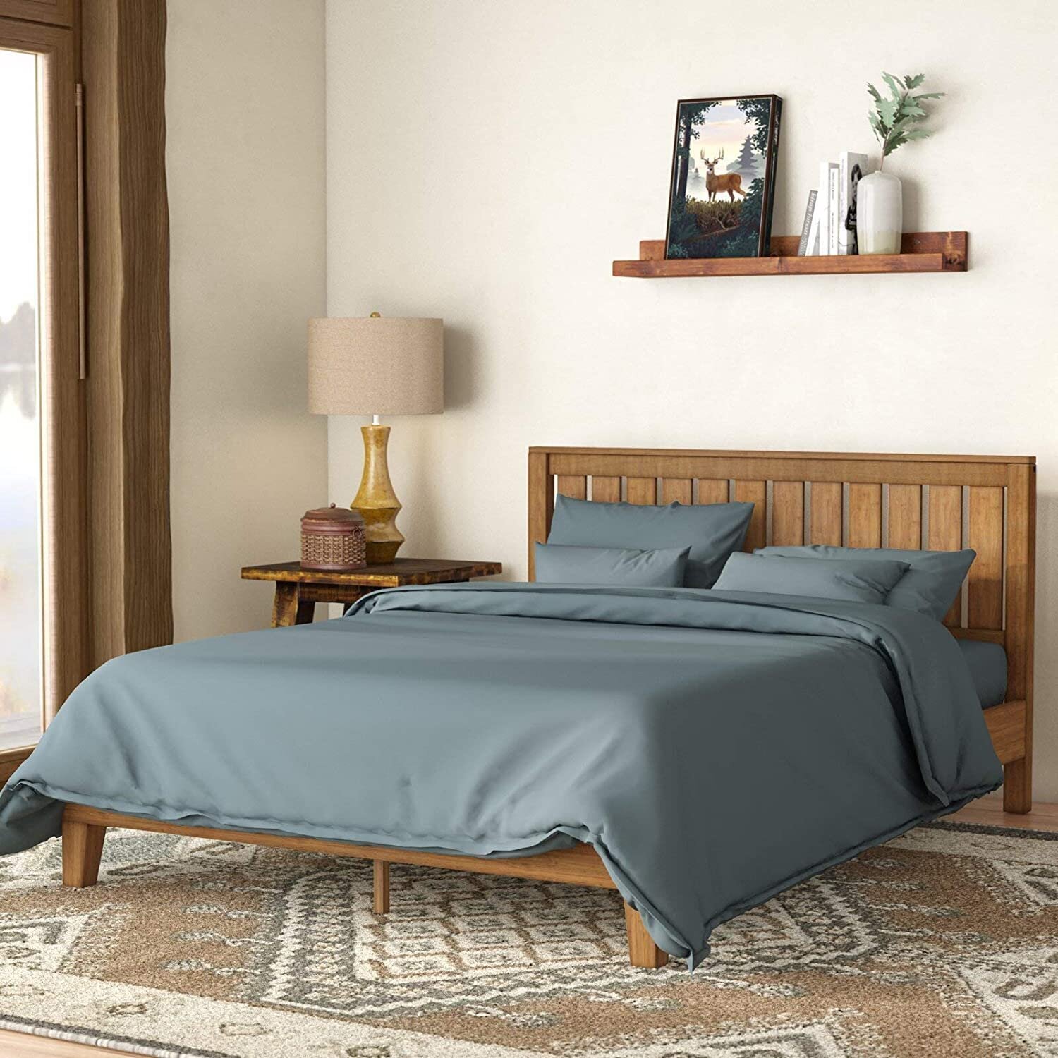 Midcentury Farmhouse Bed