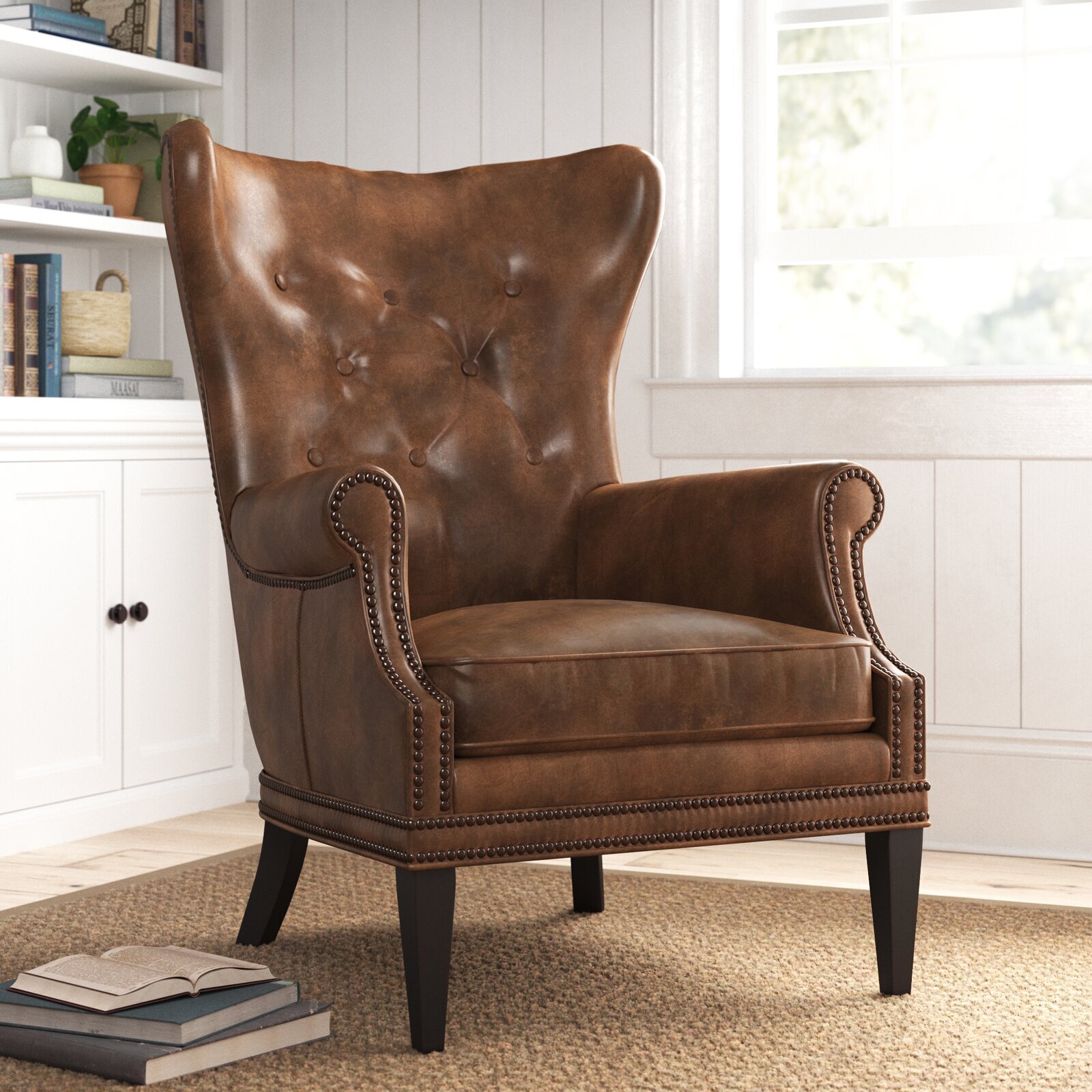 Midcentury Leather Chair