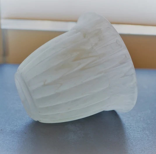 Milk Glass Light Bulb Cover