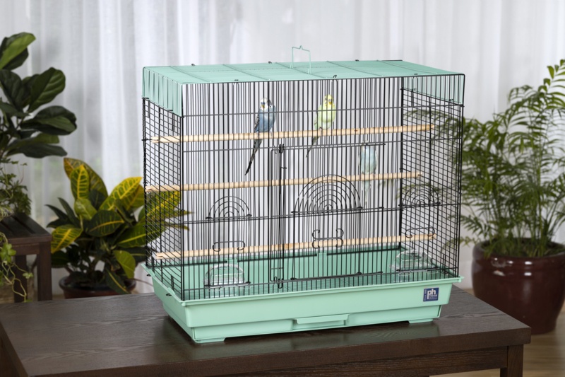 Millner 22.25'' Flat Top Bird Cage with Perch