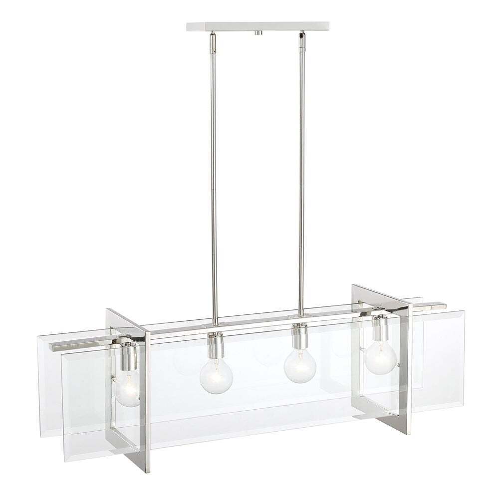 Beveled Glass Chandelier
