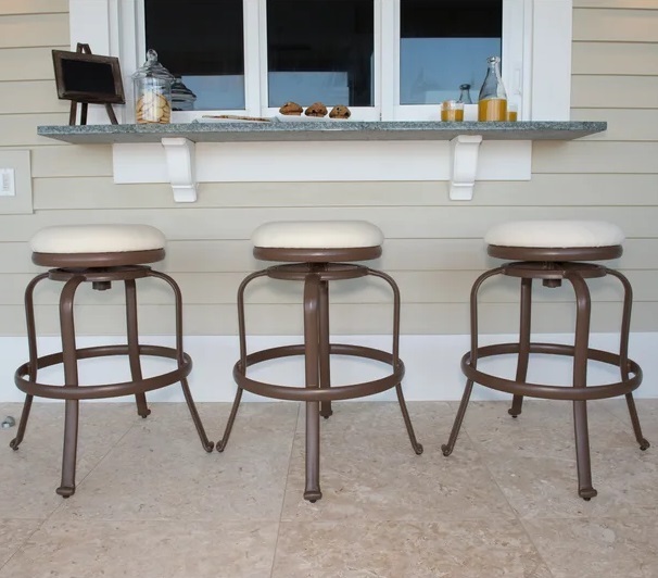 Minimalist Tiki Bar Stools