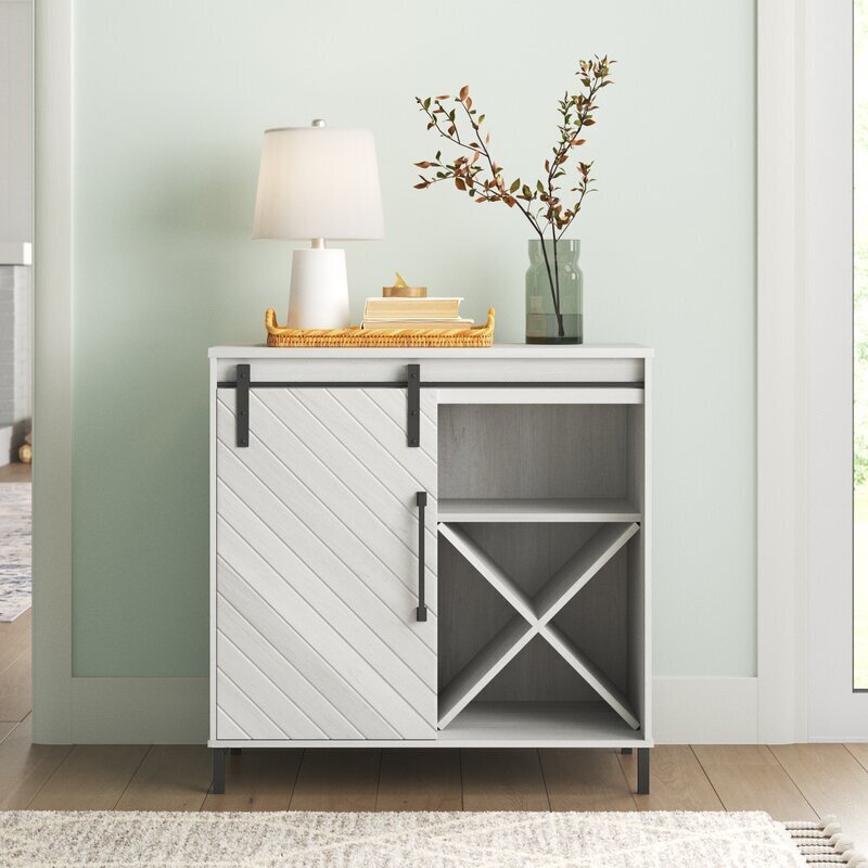 Minimalistic Modern Farmhouse Shabby Chic Cabinet