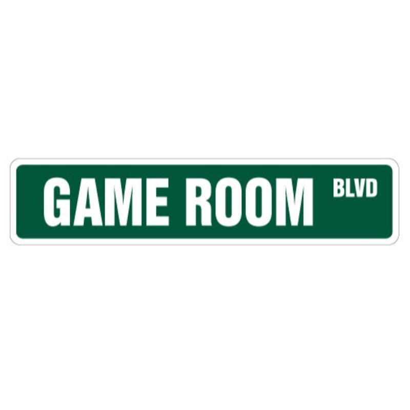 Minimalistic Street Sign Wall Decor