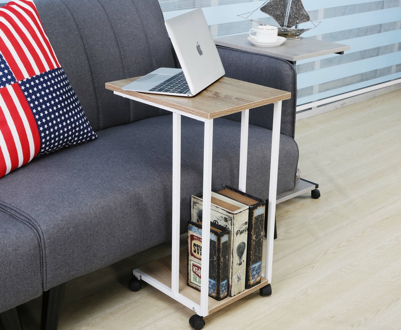 Mixed Material Two Tier Tray