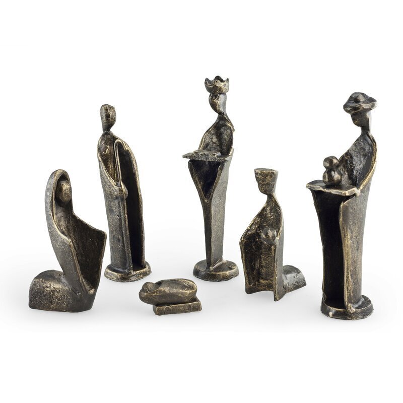 Modern Abstract Nativity Set