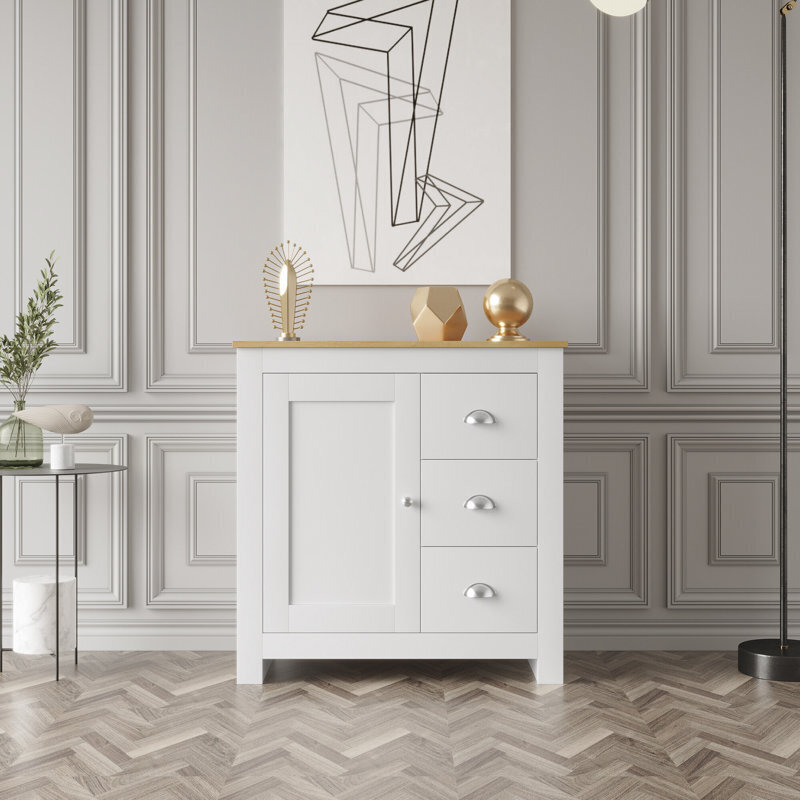 Modern accent cabinet with drawers