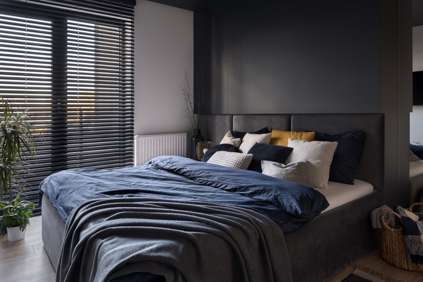 Modern and comfortable bedroom