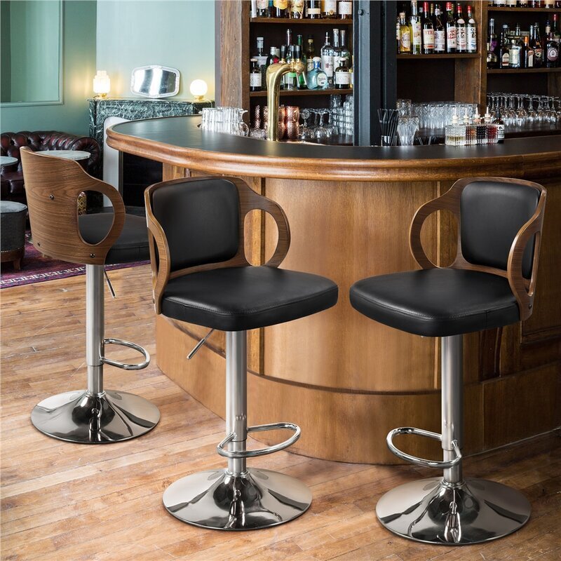 Modern bentwood counter stool