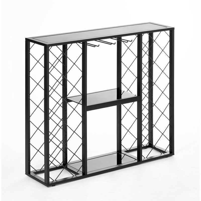 Modern Console Table with Wine Storage