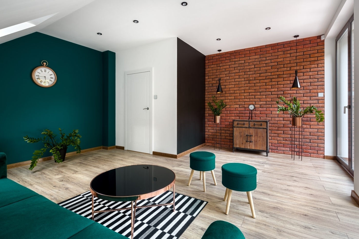Modern designed living room