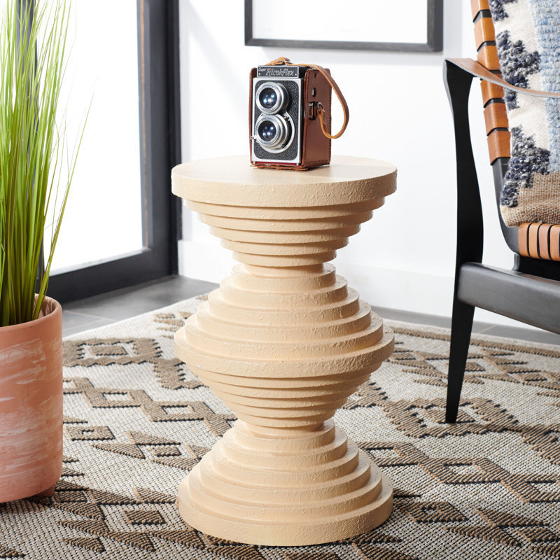 Modern drum end table