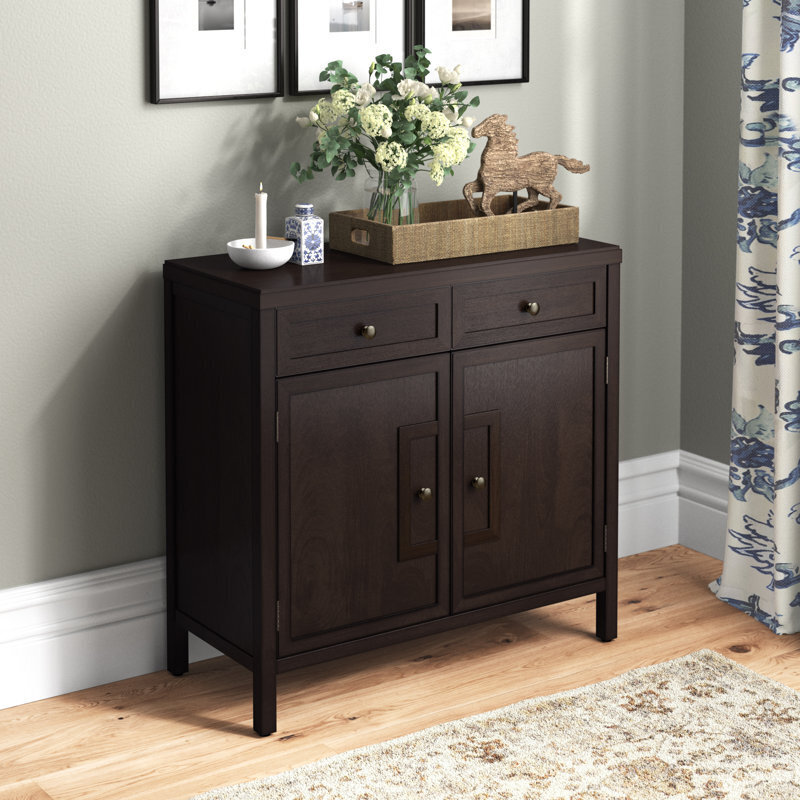Modern hand painted accent chest
