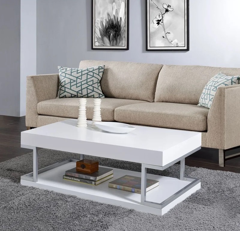 Modern high gloss coffee table