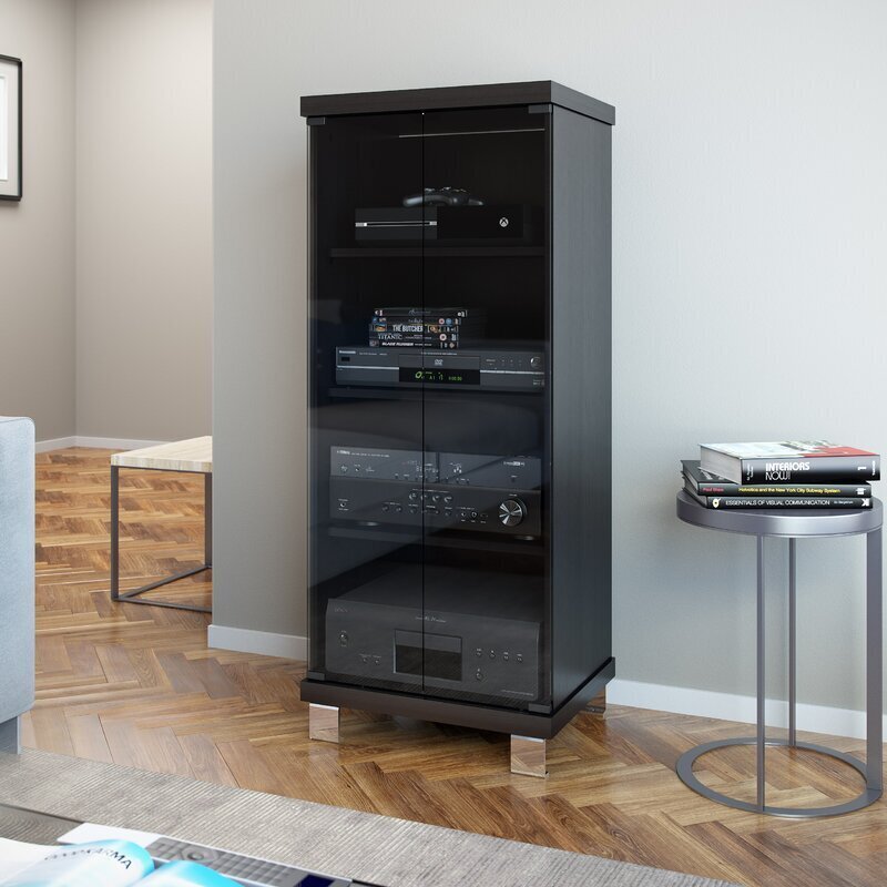 Modern Multimedia Cabinet With Doors
