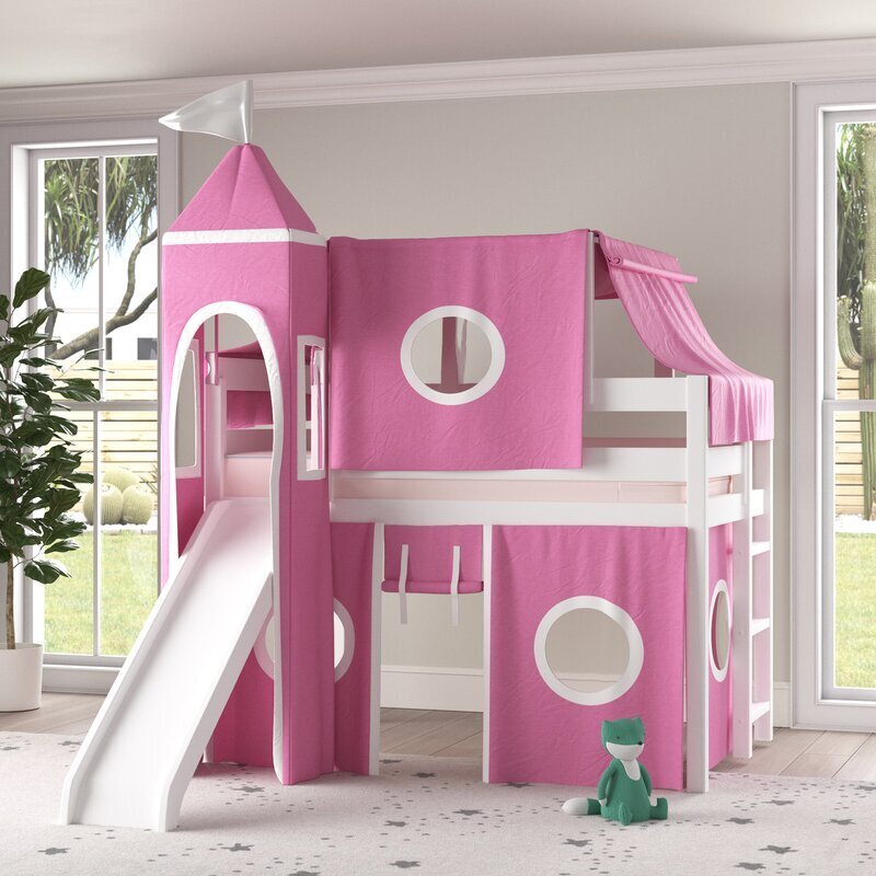 Modern Princess Bed With Slide