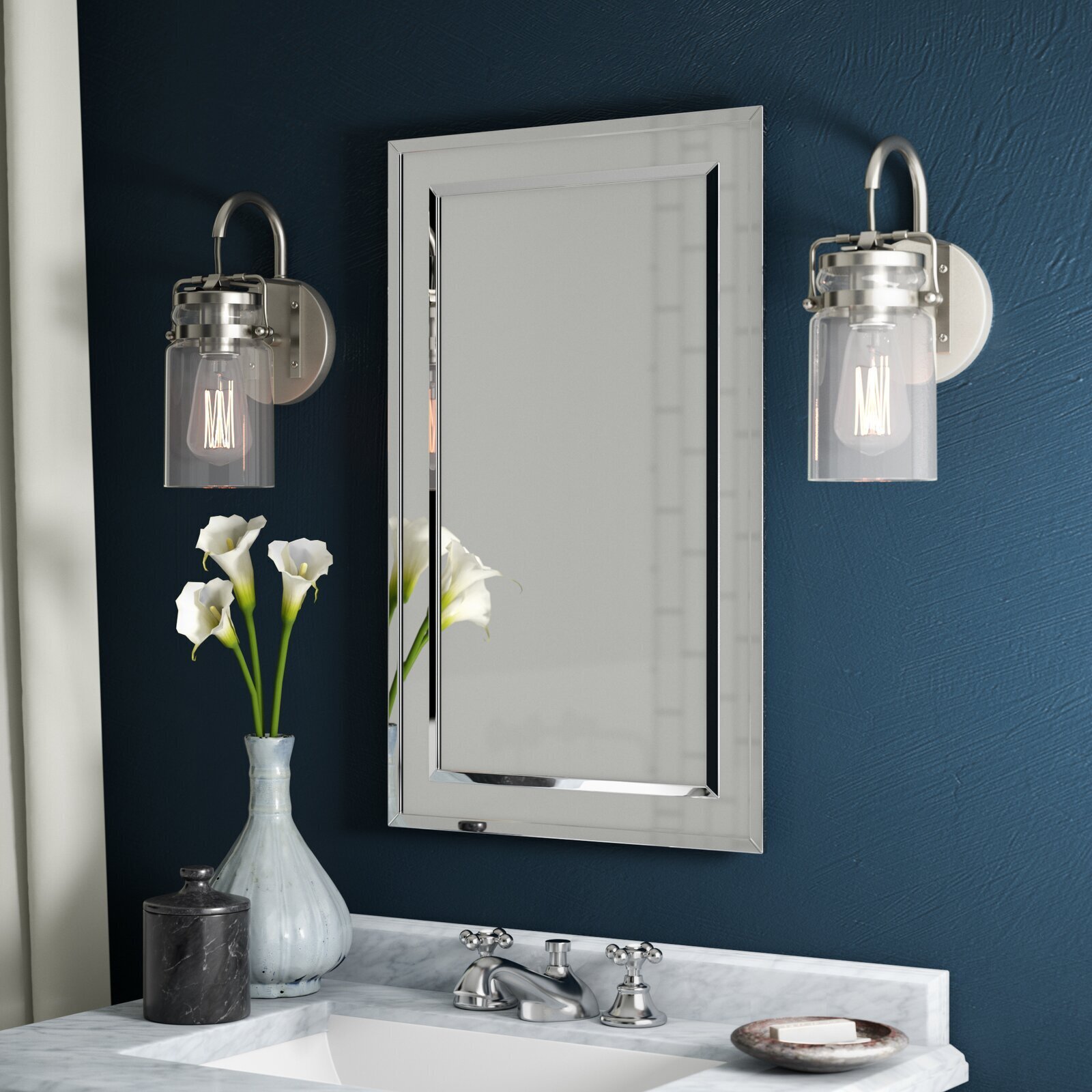 Modern Recessed Framed Medicine Cabinet