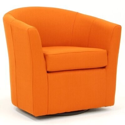 Modern Swivel Barrel Chair