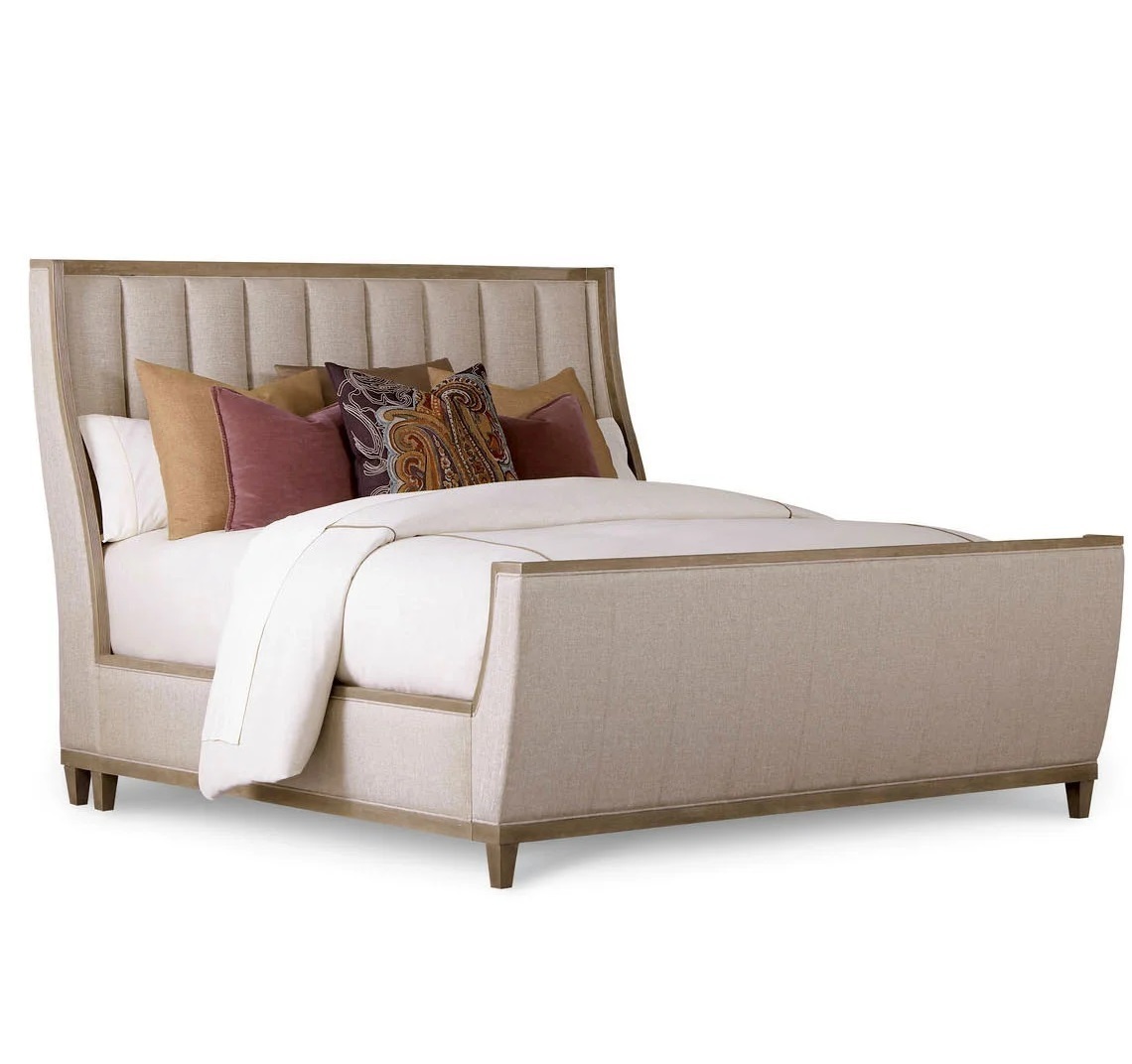 Modern Upholstered Sleigh Bed