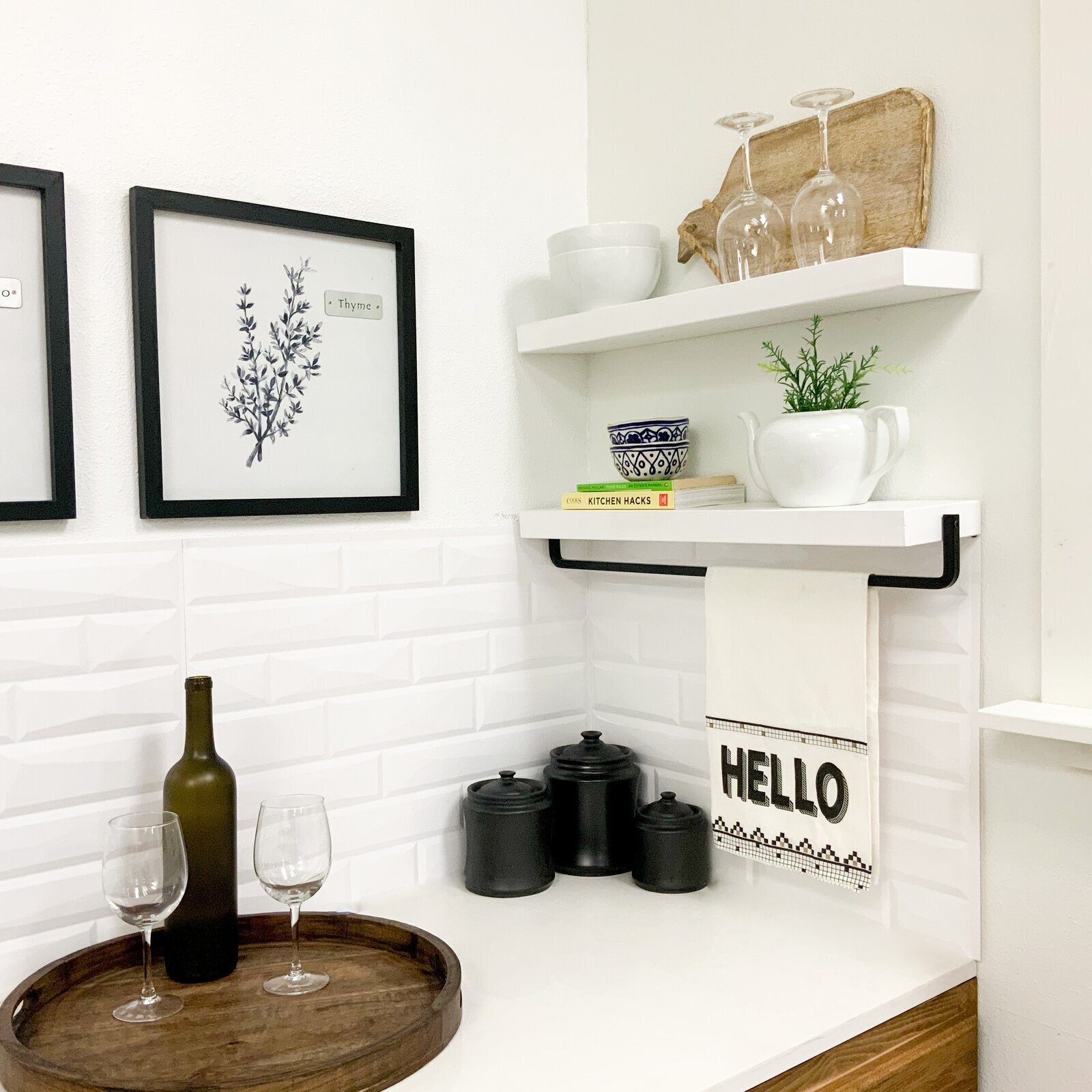 Modern Wall Bathroom Shelves