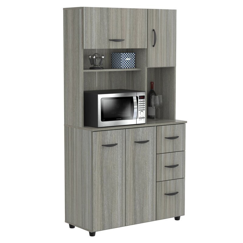 Modern Wooden Kitchen Pantry