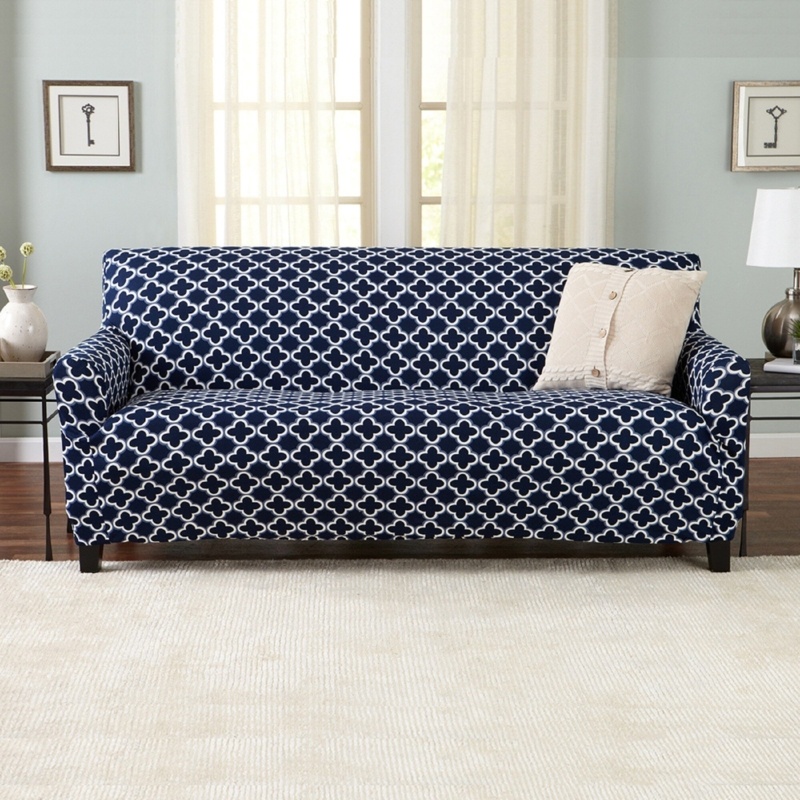 Moller Printed Box Cushion Sofa Slipcover
