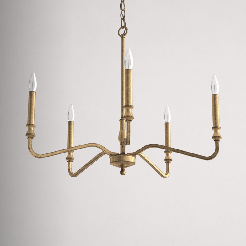 Montreuil 5 - Light Dimmable Classic / Traditional Chandelier
