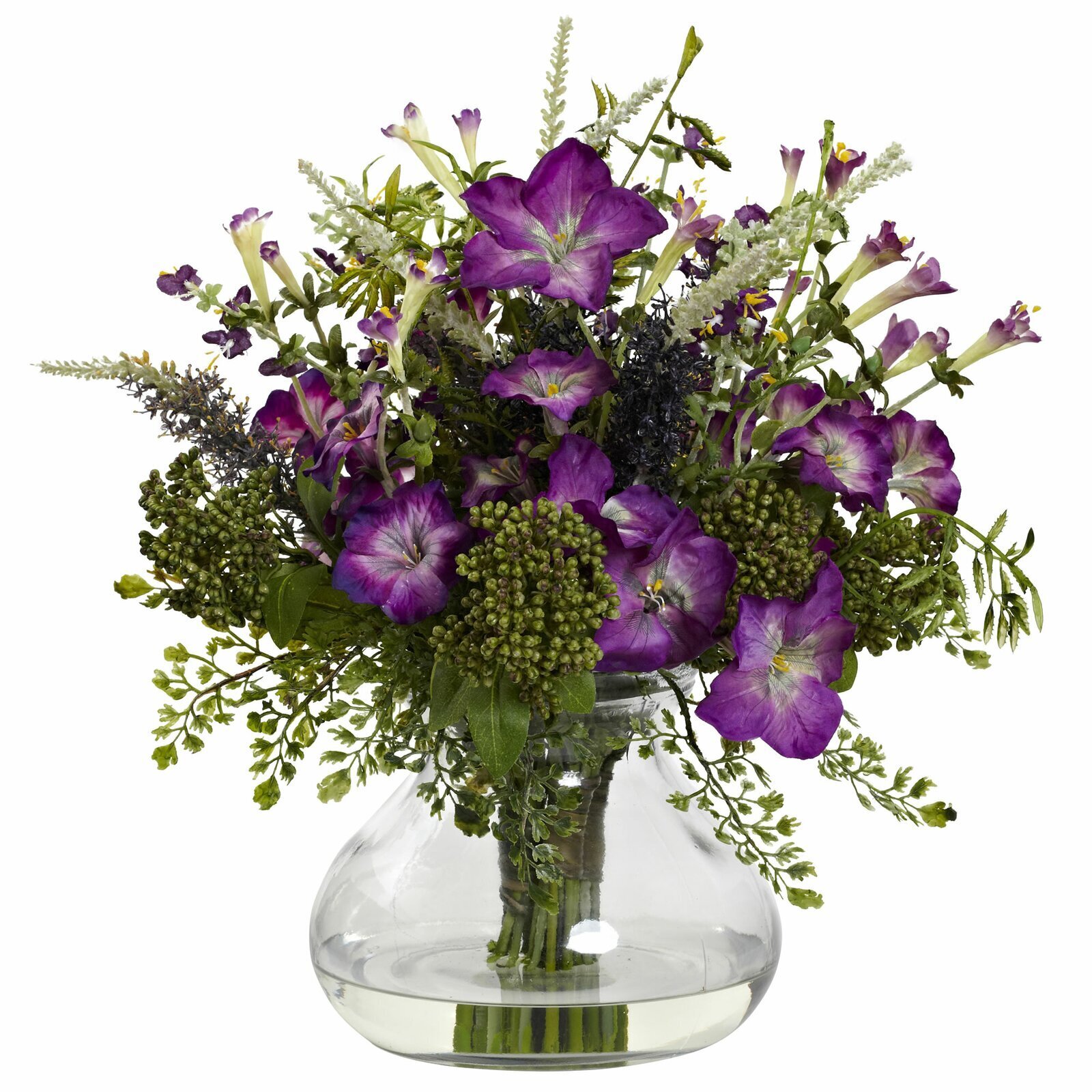 Morning Glories Large Artificial Floral Arrangements