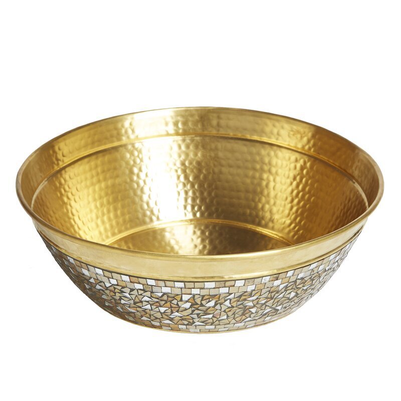 Mosaic Antique Brass Sink