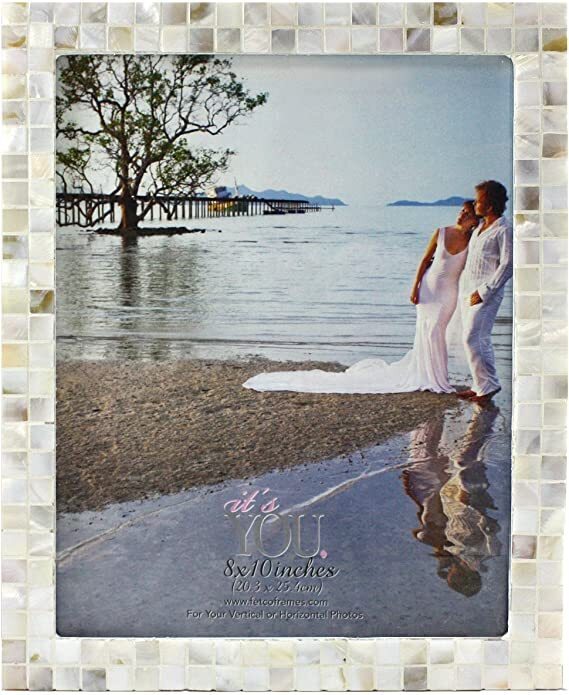 Mother of Pearl Mosaic Fetco Home Decor Frame
