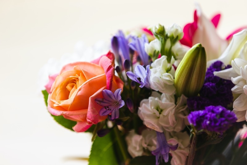 mothers day bouquet with roses