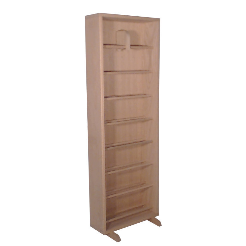 Natural Wood Tall Wood CD Tower