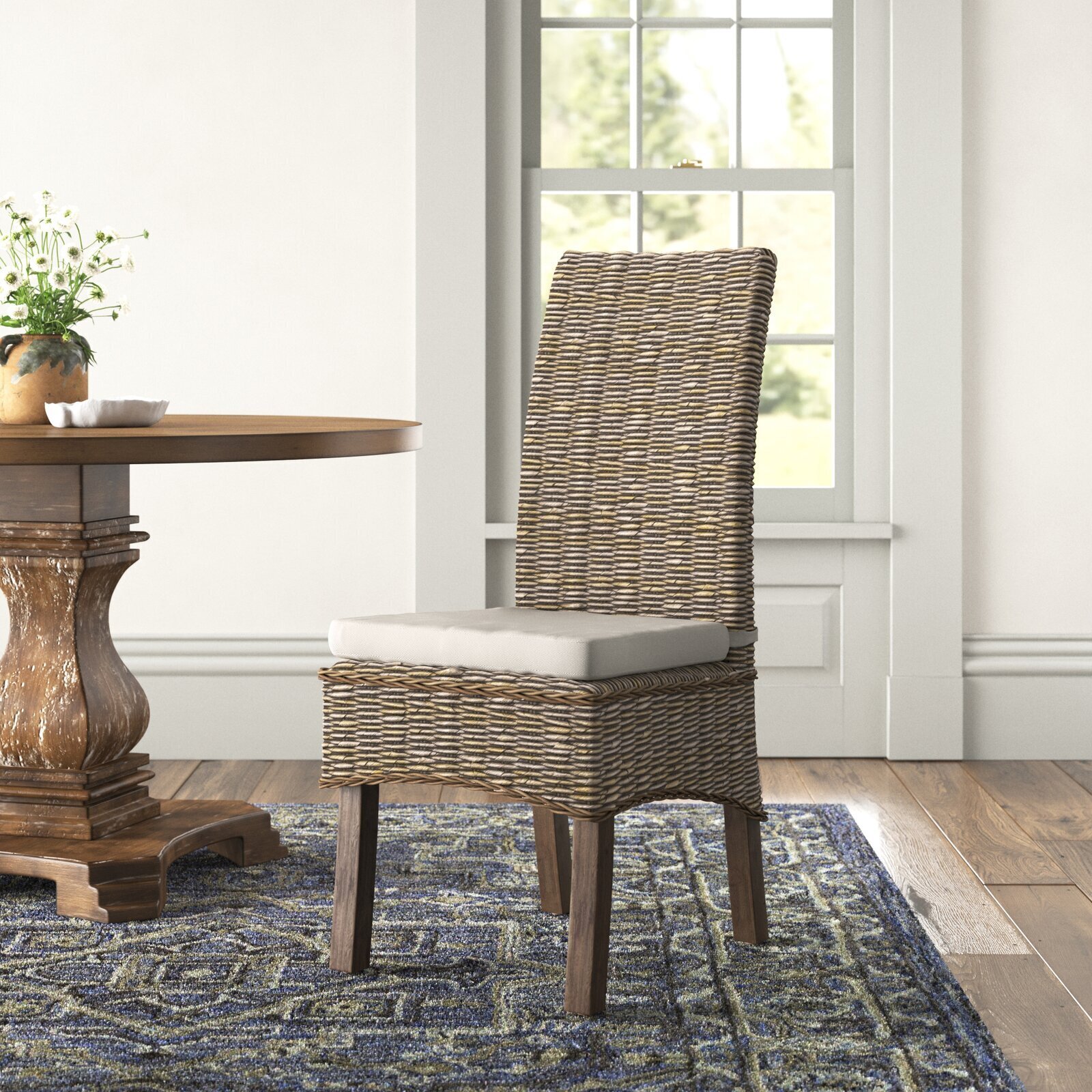 Natural Woven Banana Leaf Chair