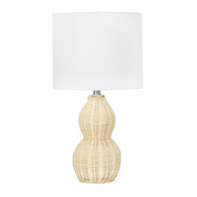 Natural Woven Wicker Lamp 