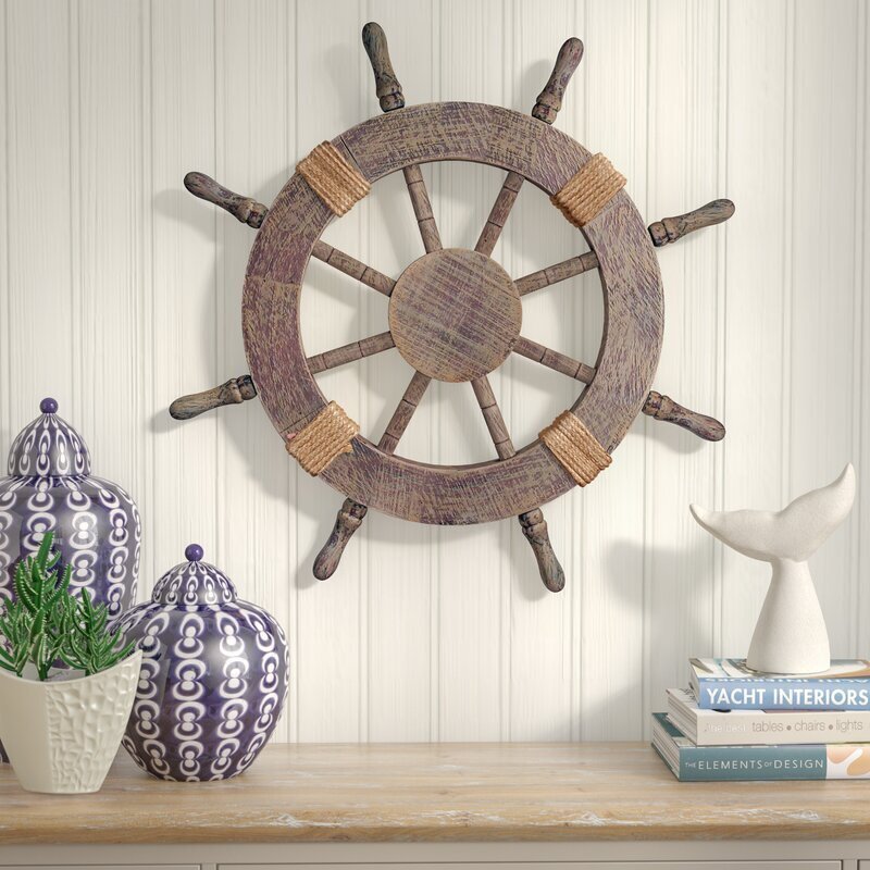 Nautical sheep steering wheel
