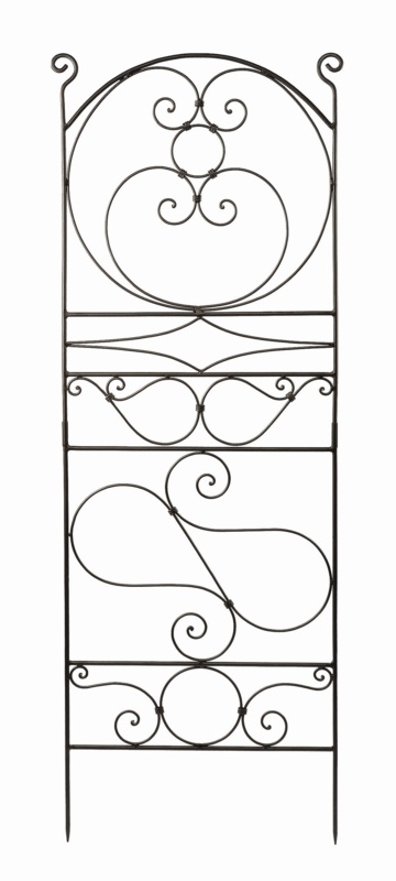Nil 83.5'' H x 29'' W Iron Arched Trellis