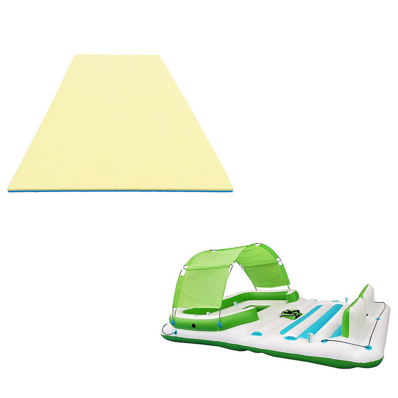 Non Inflatable Pool Float Water Mat & Party Platform