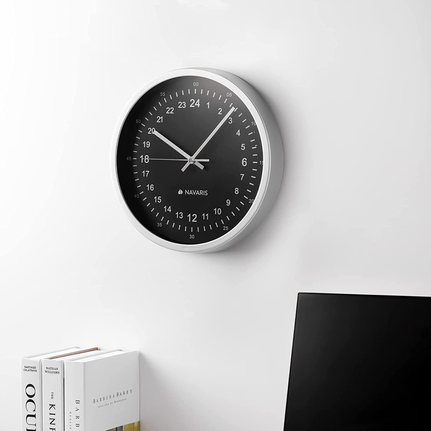 Non ticking military clock face