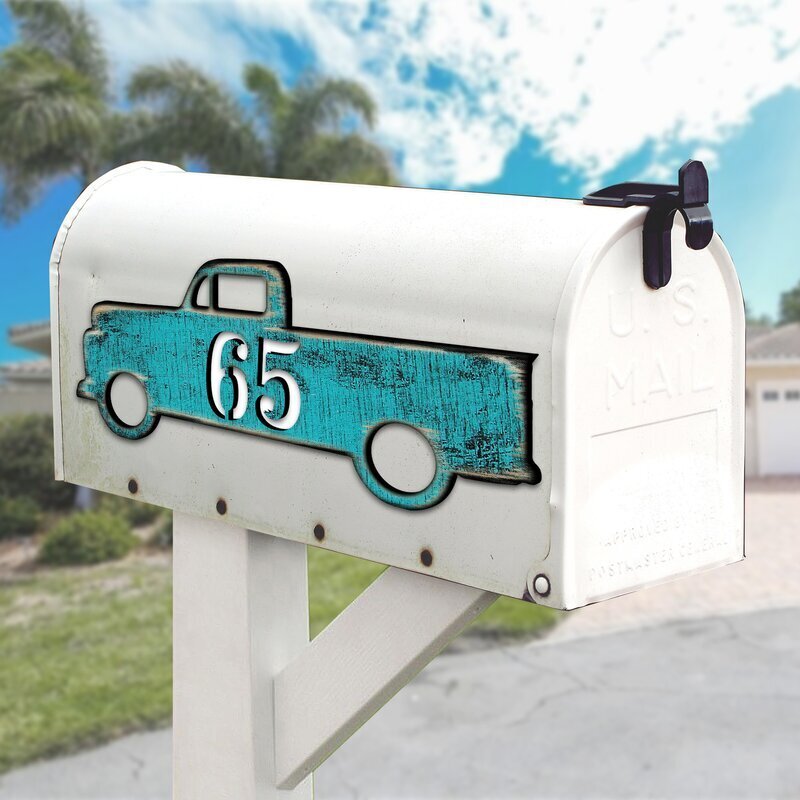 Novelty address plaque
