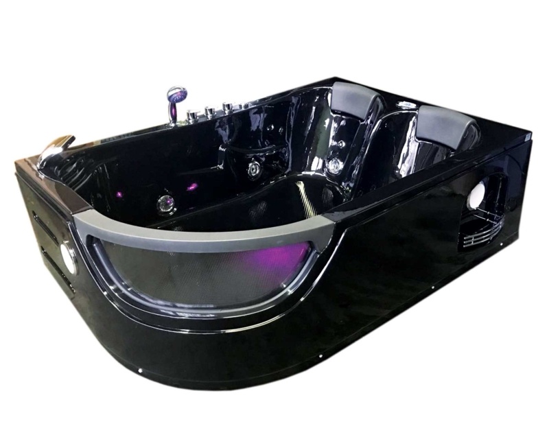 Orion 72'' x 48'' Corner Acrylic Bathtub with Faucet