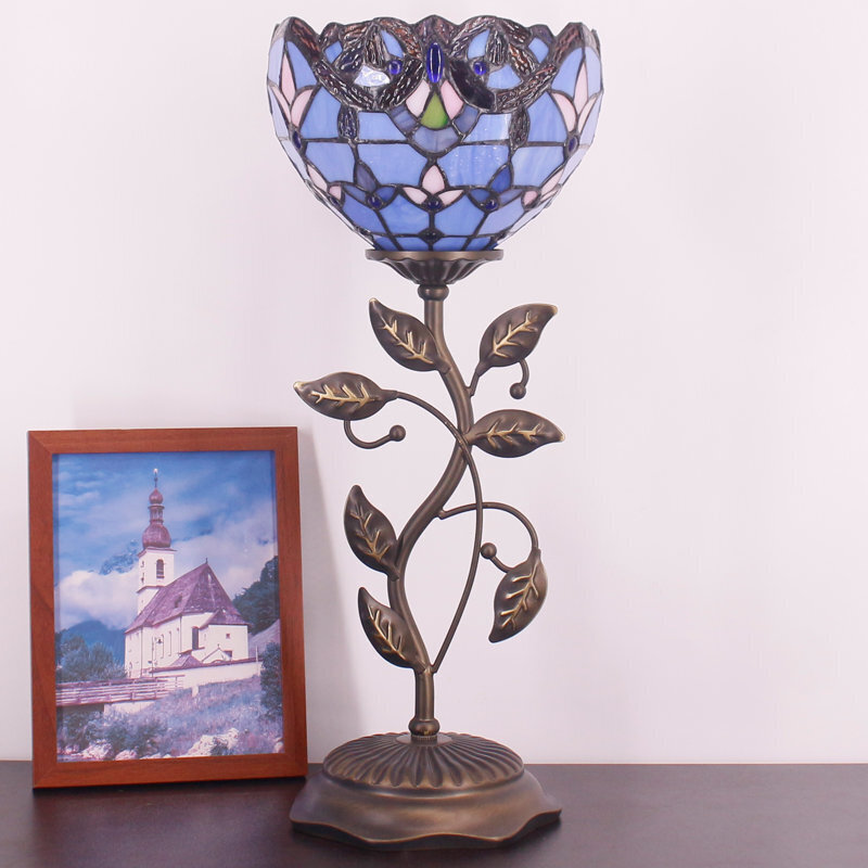 Ornamental Purple Tiffany Lamp