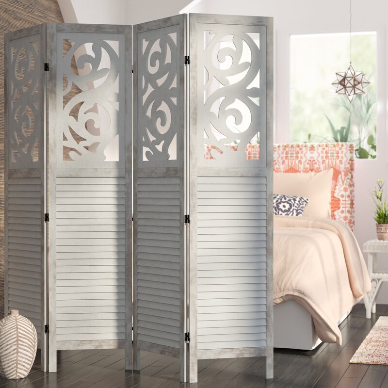 Ornate Solid Wood Room Divider