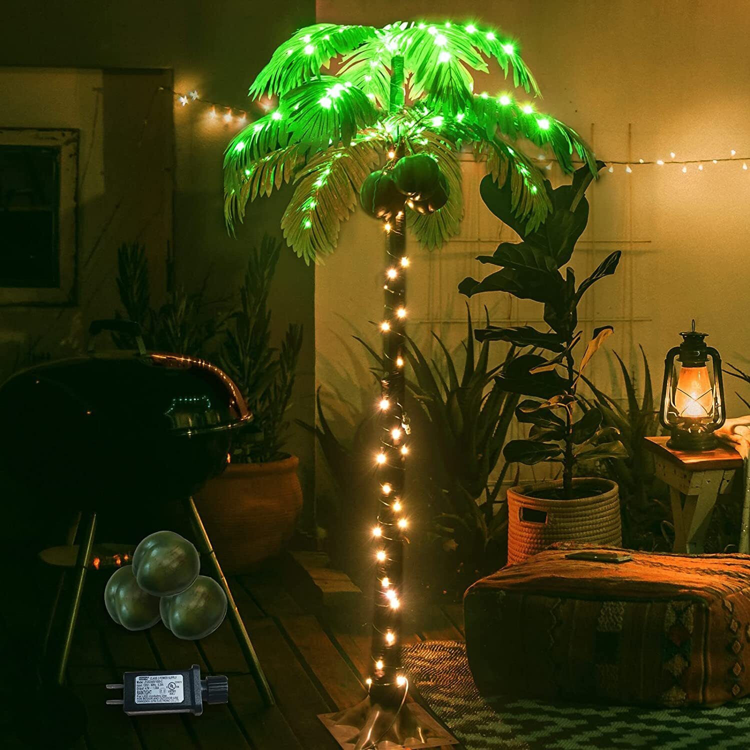 Outdoor Palm Tree Lamp
