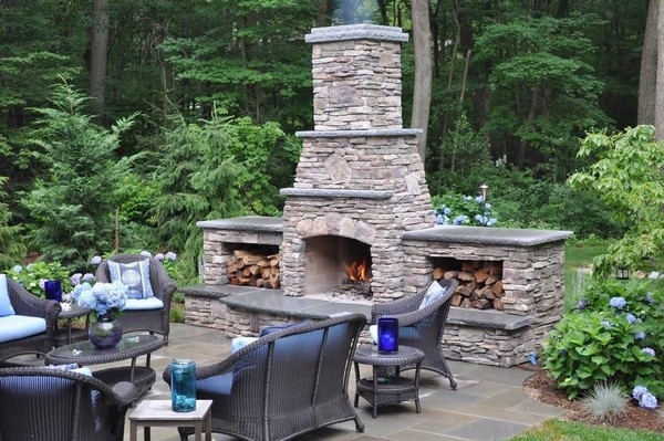 Outdoor Propane Fireplace
