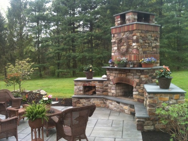 Outdoor Wood Burning Fireplace Kits
