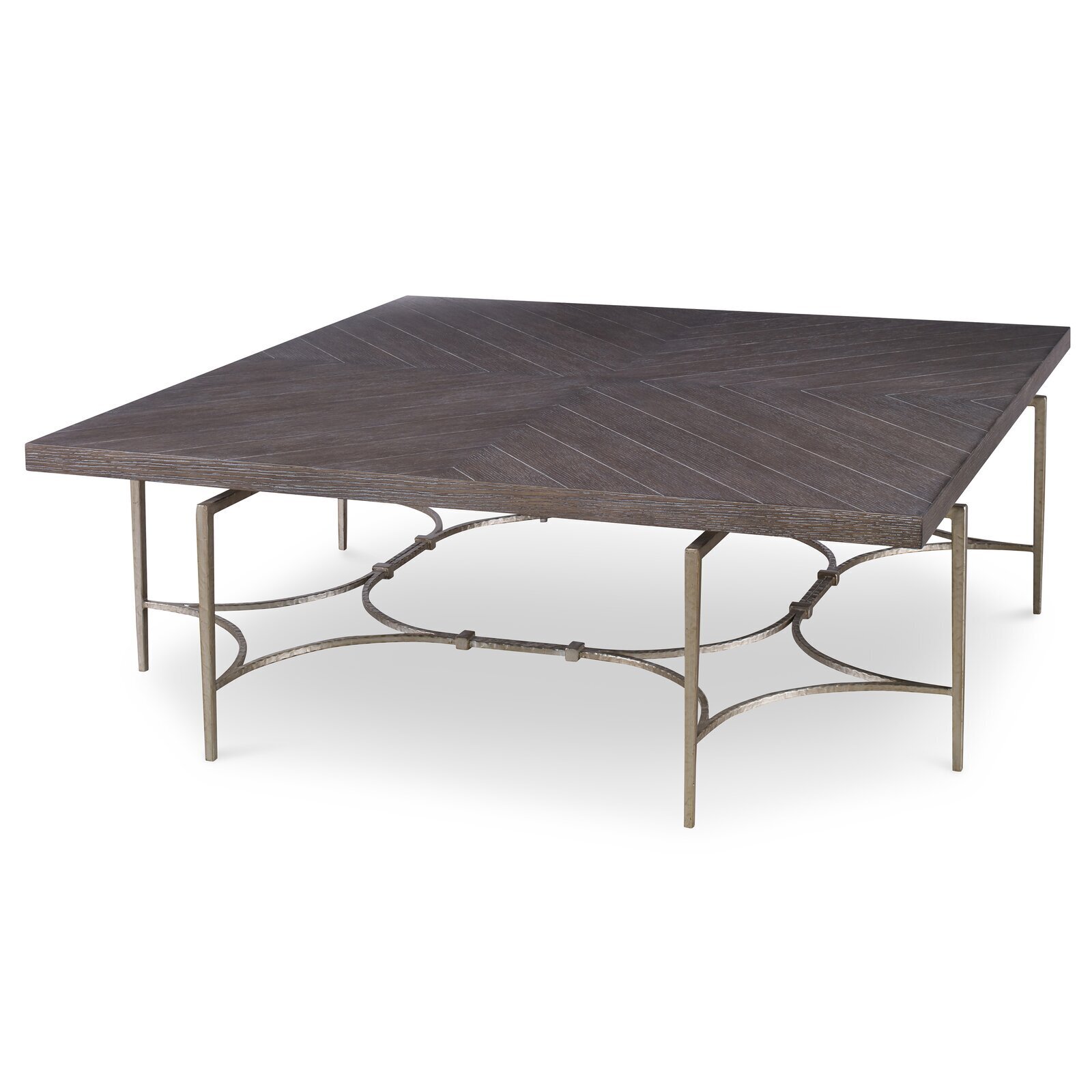 Oversized Square Oak Coffee Table