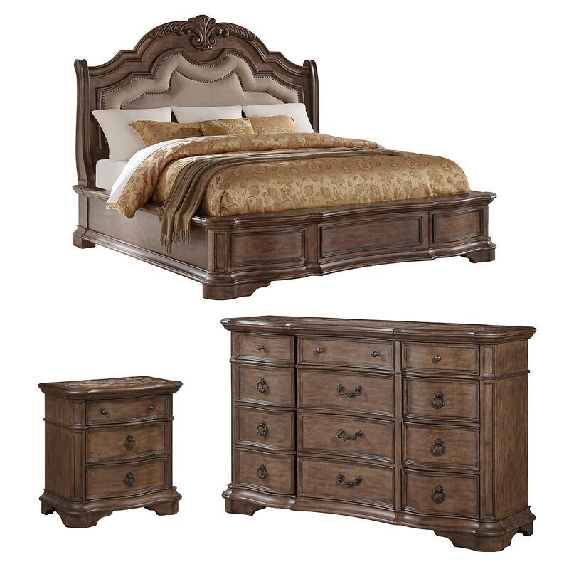 Padded Old World Bedroom