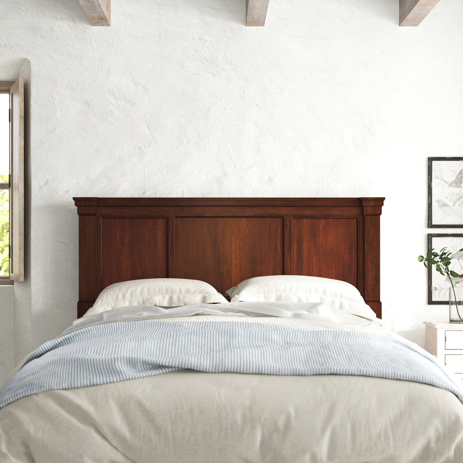 Paneled Mission Headboard King