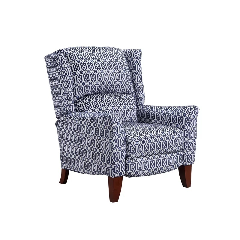 Patterned Low Back Recliner